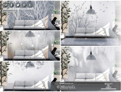 Beauty in Grey - 6 MURALS