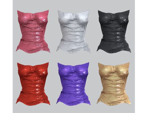 Belaloallure_Aisha plastic corset (patreon)