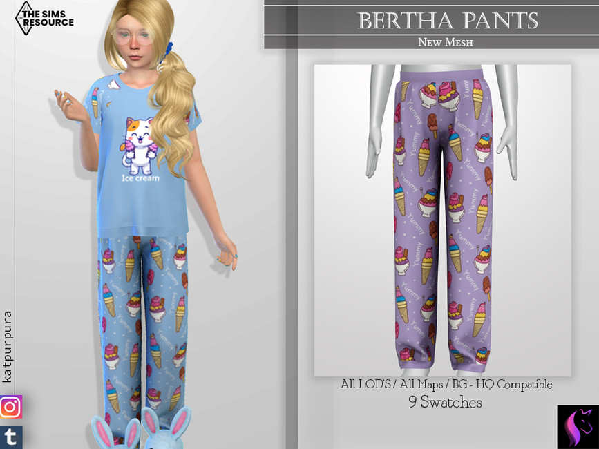 Bertha Pants - The Sims 4 Catalog