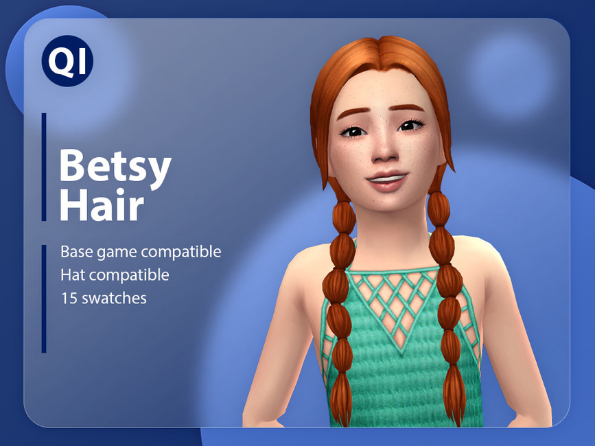 Betsy Hair - The Sims 4 Catalog