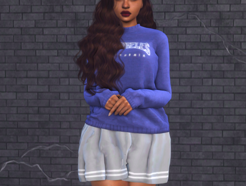 Sweatshirt and skirt set