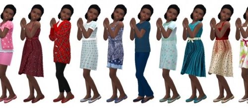 BG BALLET FLATS (CF) & PATTERNED MARY JANES (TF) at Sims4Sue