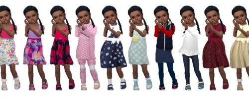 BG BALLET FLATS (CF) & PATTERNED MARY JANES (TF) at Sims4Sue