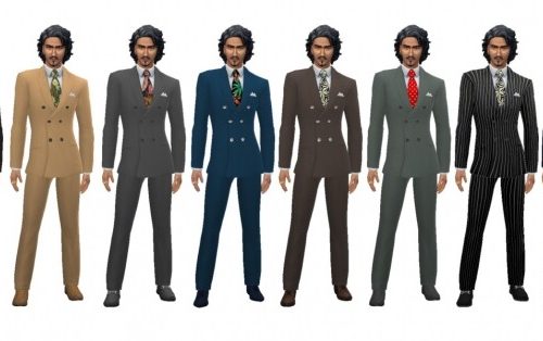 BG DOUBLE BREASTED JACKET M at Sims4Sue