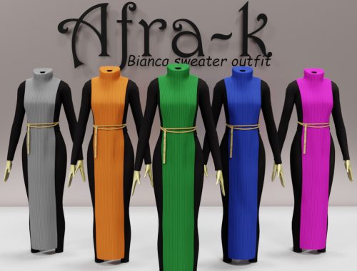 Bianca turtleneck sweater outfit