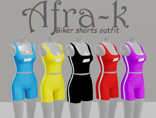 Biker shorts outfit