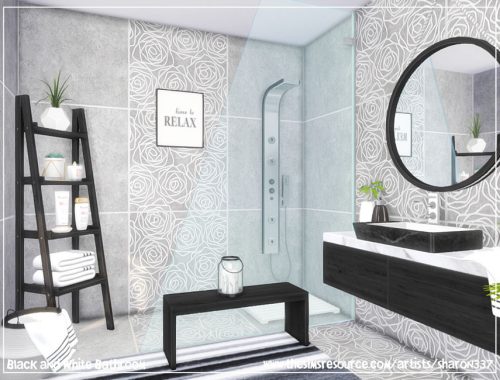 Black and White Bathroom