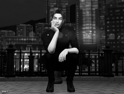 Black Line III (Pose Pack)