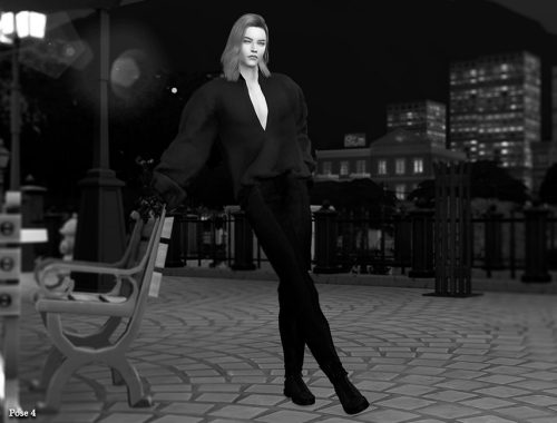 Black Line III (Pose Pack)