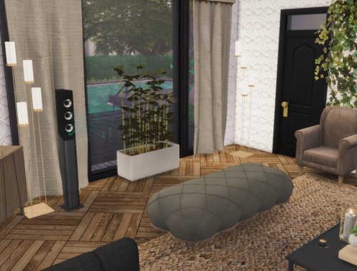 Black Soul Livingroom | Only TSR CC