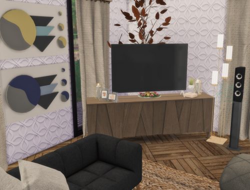 Black Soul Livingroom | Only TSR CC