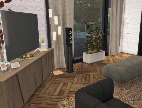Black Soul Livingroom | Only TSR CC