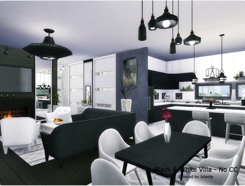 Black & White Villa - No CC