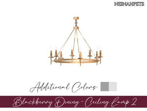 Blackberry Dining Room {Mesh Required}