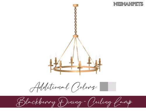 Blackberry Dining Room {Mesh Required}