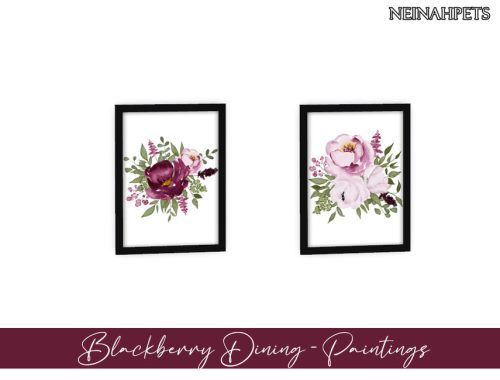 Blackberry Dining Room {Mesh Required}