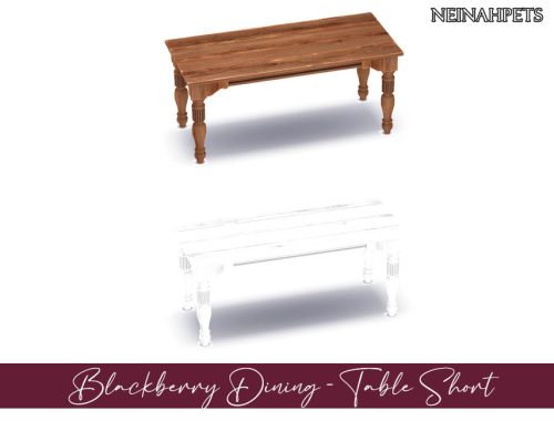 Blackberry Dining Room {Mesh Required}