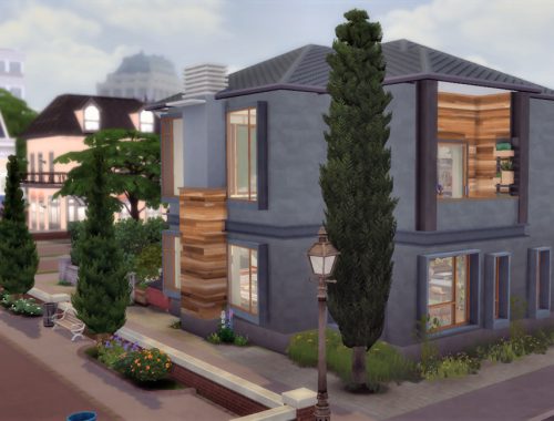 Blue Modern House no CC