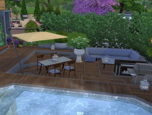Blue Modern House no CC