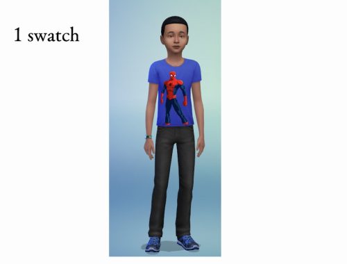 Blue Spider-Man kids shirt!