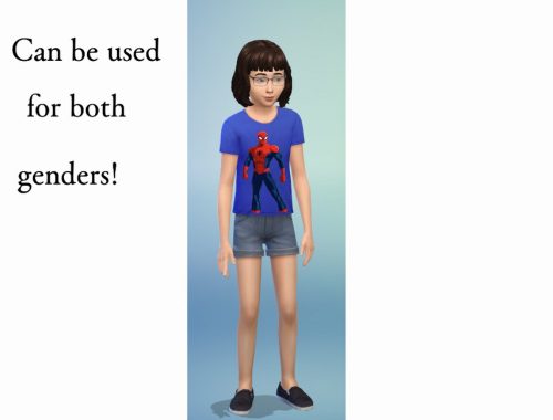 Blue Spider-Man kids shirt!