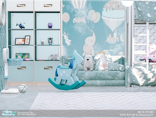 Blue Stars Kids Room