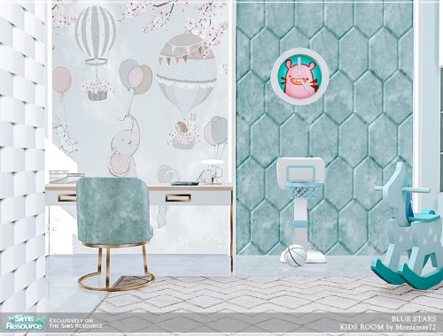 Blue Stars Kids Room