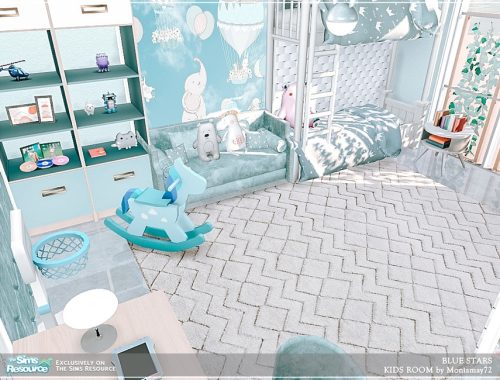 Blue Stars Kids Room