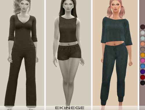 Boat Neck Crop Top - Set24 - 5