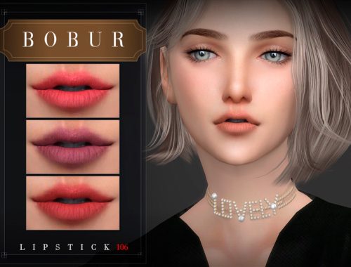 Bobur Lipstick 106