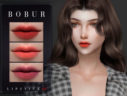 Bobur Lipstick 112