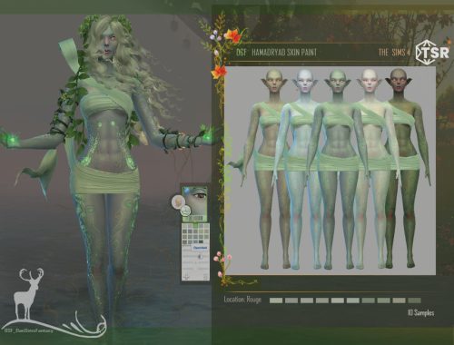 Body paint for Hamadryad Set