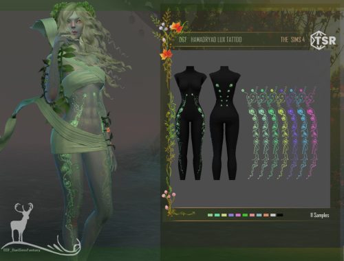 Body paint for Hamadryad Set