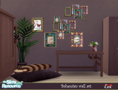 Bohemian wall art