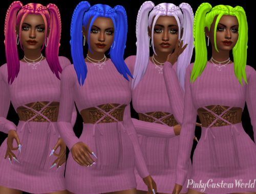Bonus recolor of FeralPoodles Nikki hair