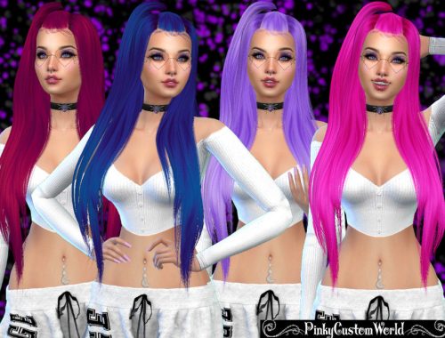 Bonus recolor of LeahLillith's Radiant hair