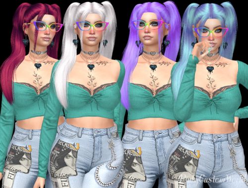 Bonus recolor of LeahLillith's Rhea hair