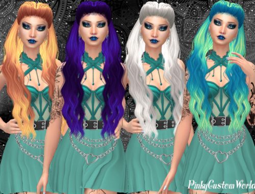 Bonus recolor of LeahLillith's Souls hair