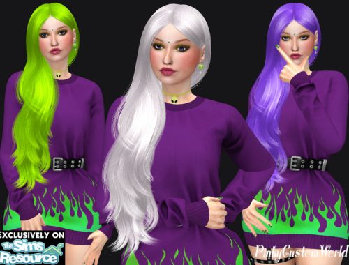 Bonus recolor of S-Club's N71 Kayla hair