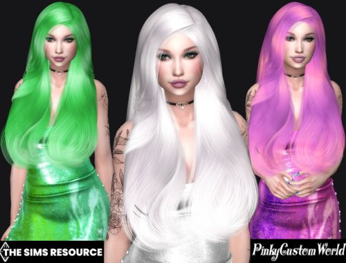 Bonus recolor of SonyaSims Most High hair