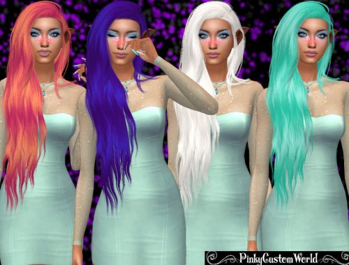 Bonus recolor of Stealthic’s Aquaria hair