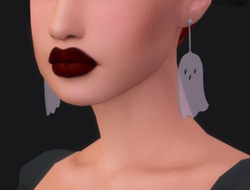 BOO EARRINGS at Candy Sims 4