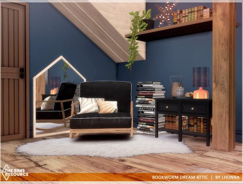 Bookworm Dream Attic /TSR CC only/