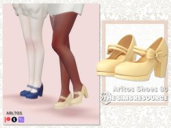 Bow high heels / 80 - The Sims 4 Catalog