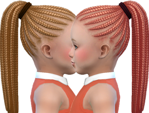 Braided ponytail toddlers