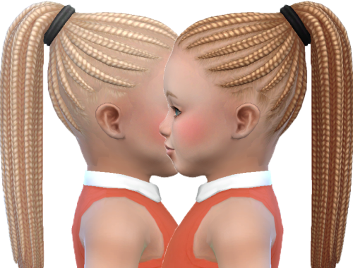 Braided ponytail toddlers