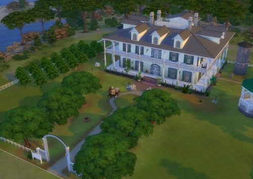 Braithwaite Manor RDR2 by SilverAshSims