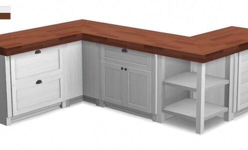 Bree-KEA Counter & Island at Around the Sims 4