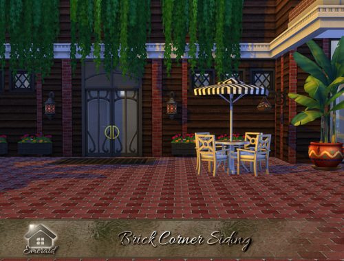Brick Corner Siding