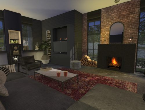 Brick & Steel - Living Room